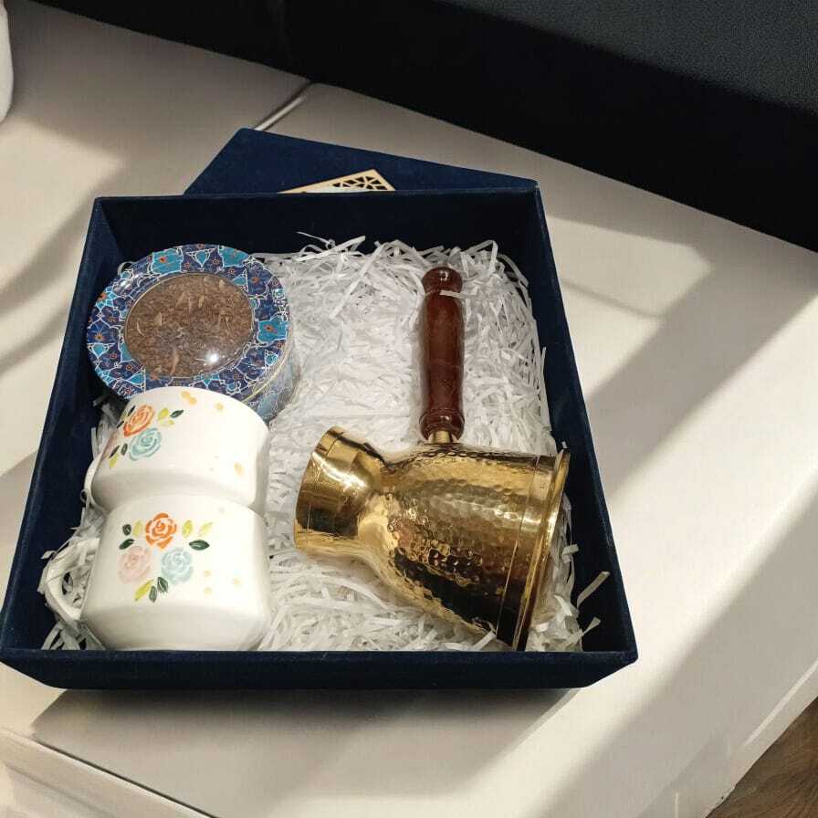 Eid Coffee Gift Set in Velvet Box