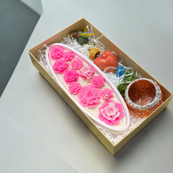 Romantic Rose Candle Gift Set